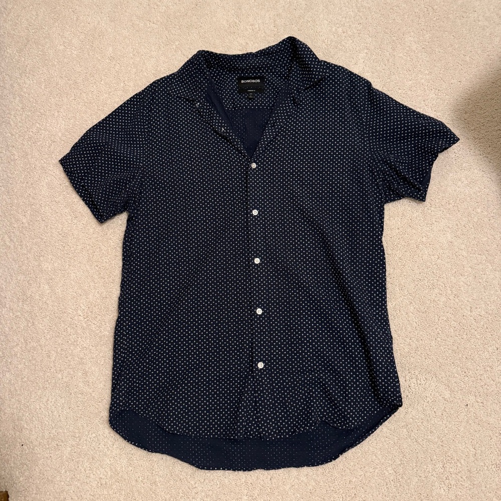 Men’s Bonobos Riviera Short Sleeve Shirt - L Long